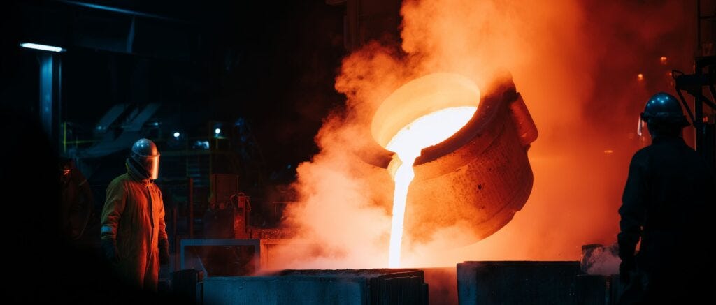The current image has no alternative text. The file name is: vecteezy_molten-metal-casting.jpg