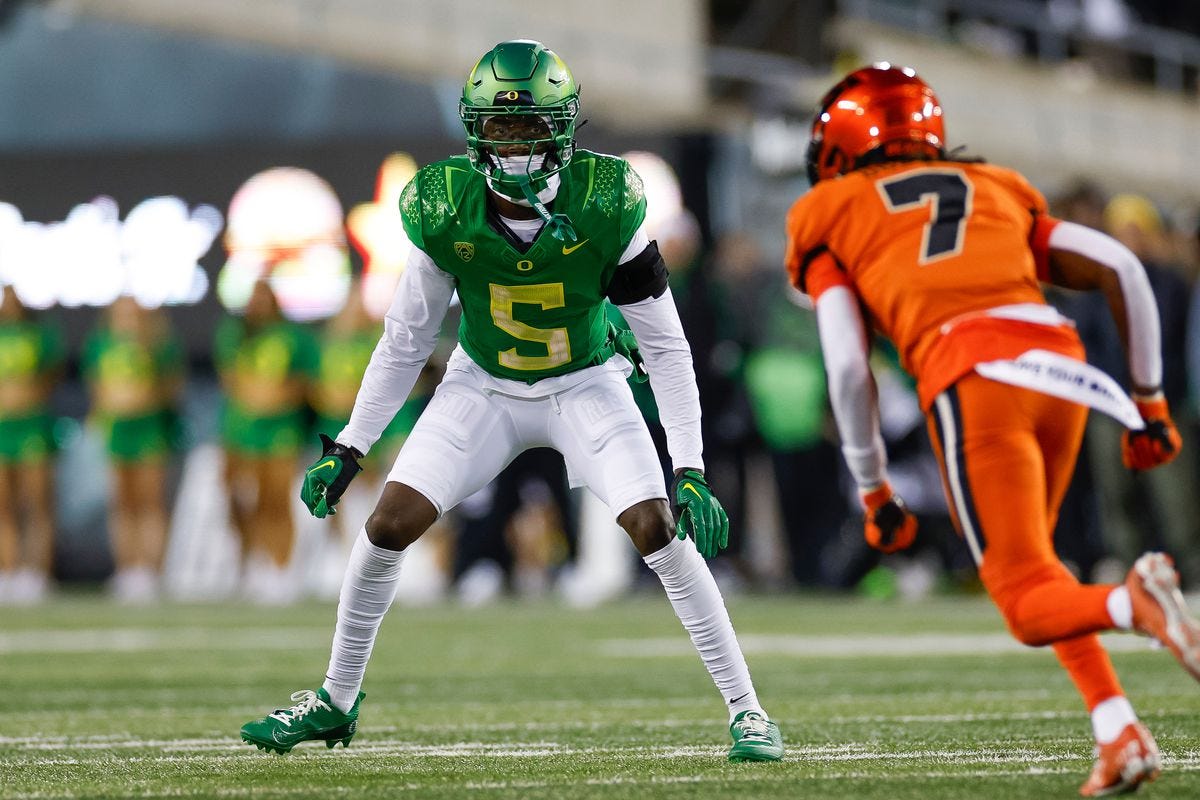 2024 NFL Draft prospect profile: Khyree Jackson, CB, Oregon - Big Blue View