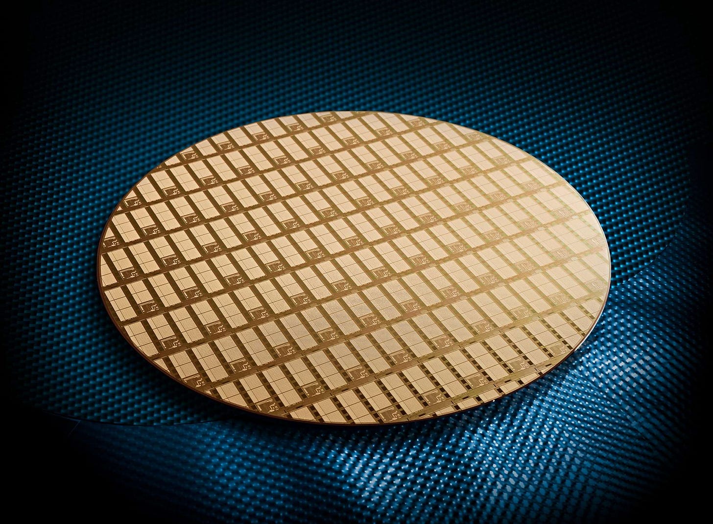 Silicon photonics wafer used for Ayar Labs TeraPHY™ optical I/O chiplets. Silicon photonics wafer used for Ayar Labs TeraPHY™ optical I/O chiplets.