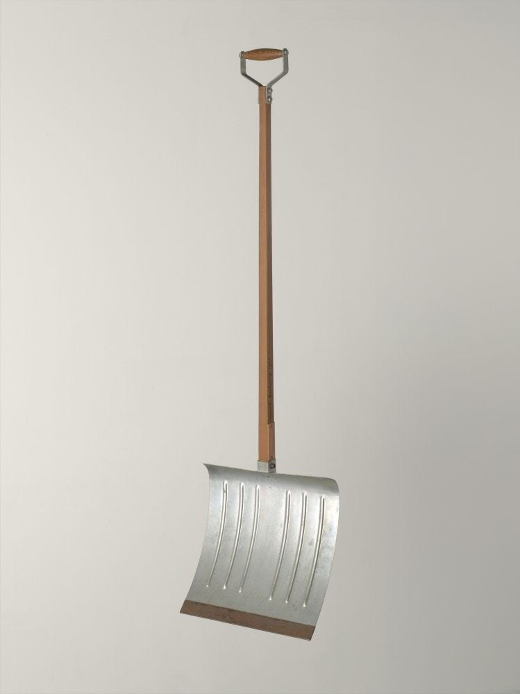 Marcel Duchamp, In Advance of the Broken Arm, wood and galvanized-iron snow shovel, conceived in 1915; this version executed in 1964