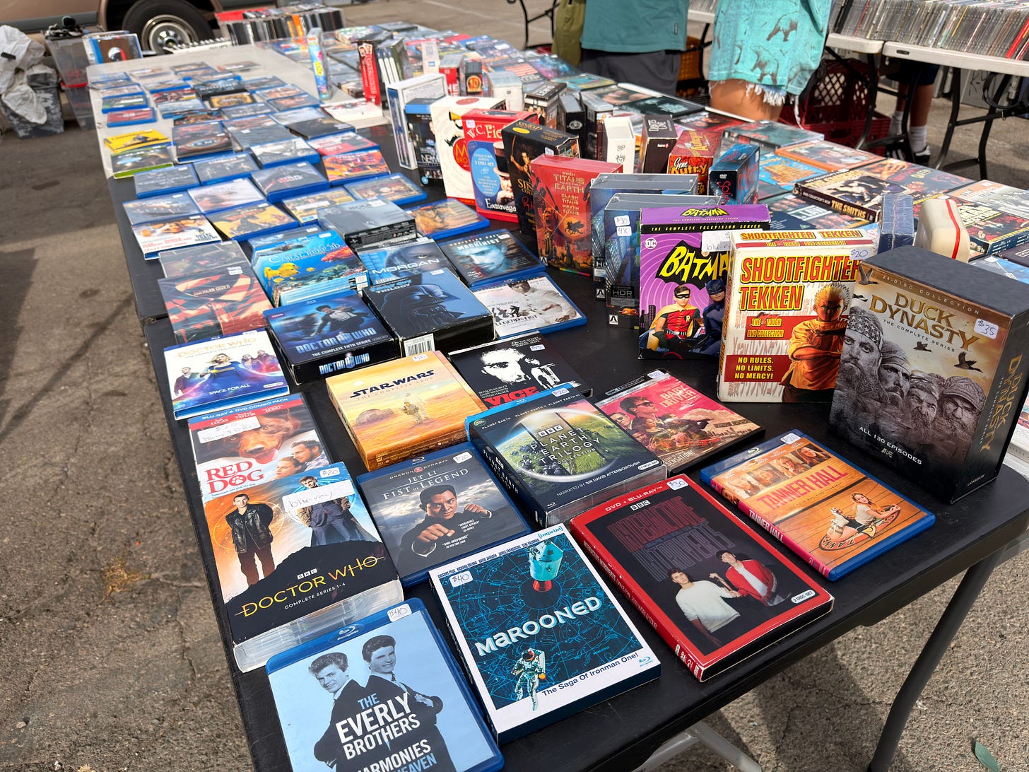 Physical Media is Back | Best Buy Prices at The Swap Meet | That 80s Dude