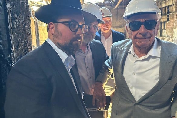 Rupert Murdoch spotted in Melbourne after losing family trust bid