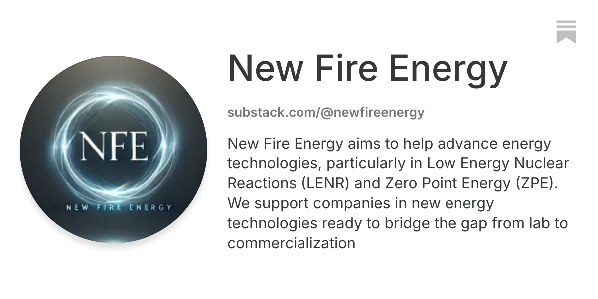 New Fire Energy | Substack