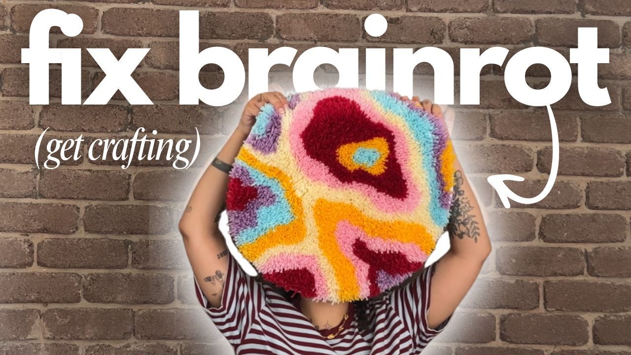 how crafting benefits your brain - the science & an everyday experiment