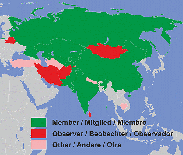Shanghai Cooperation Organisation Country data, links and maps
