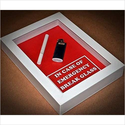 In Case of Emergency Break Glass - Gift for SMOKER | Gifteee Unique Gifts