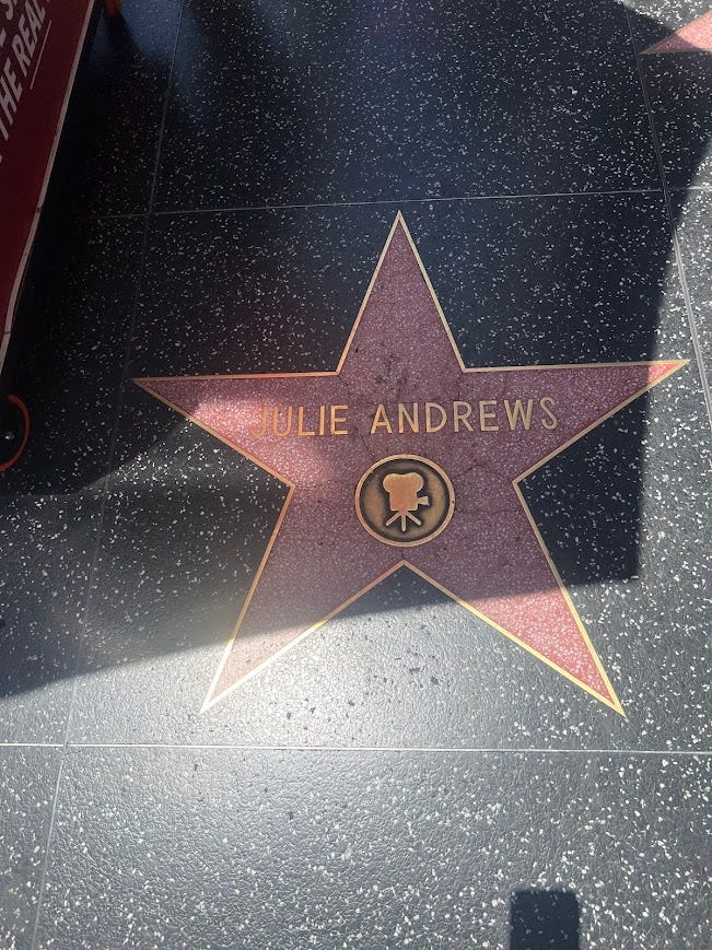 Photo of Julie Andrews Hollywood Walk of Fame Star