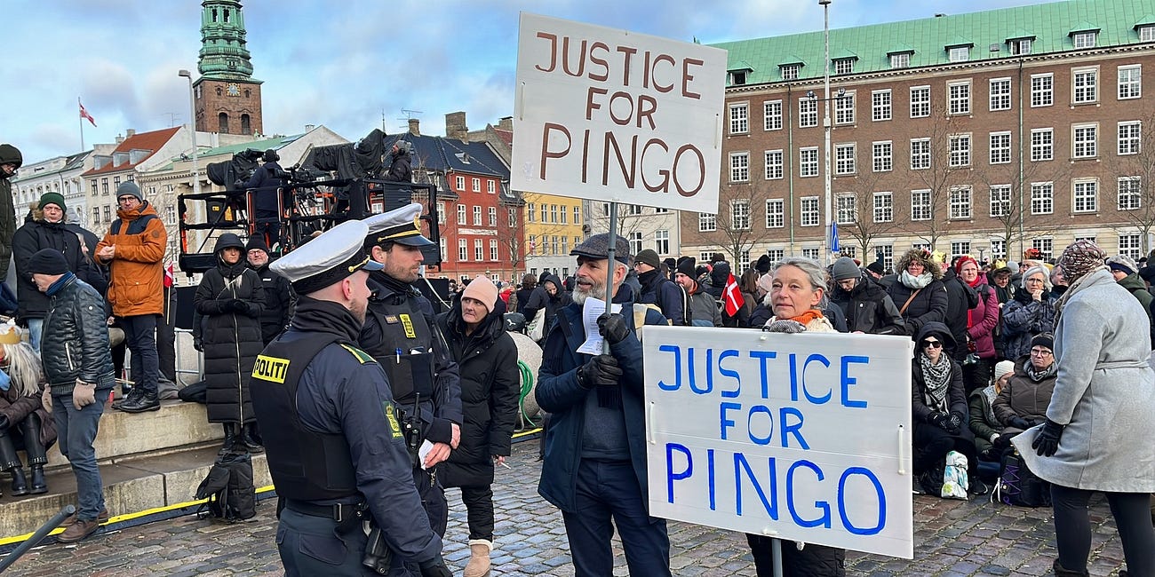 Frederik blev konge og "JUSTICE FOR PINGO"-markeringen blev samtidigt afholdt foran Christiansborg
