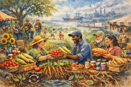 Local Economy and Real Wealth