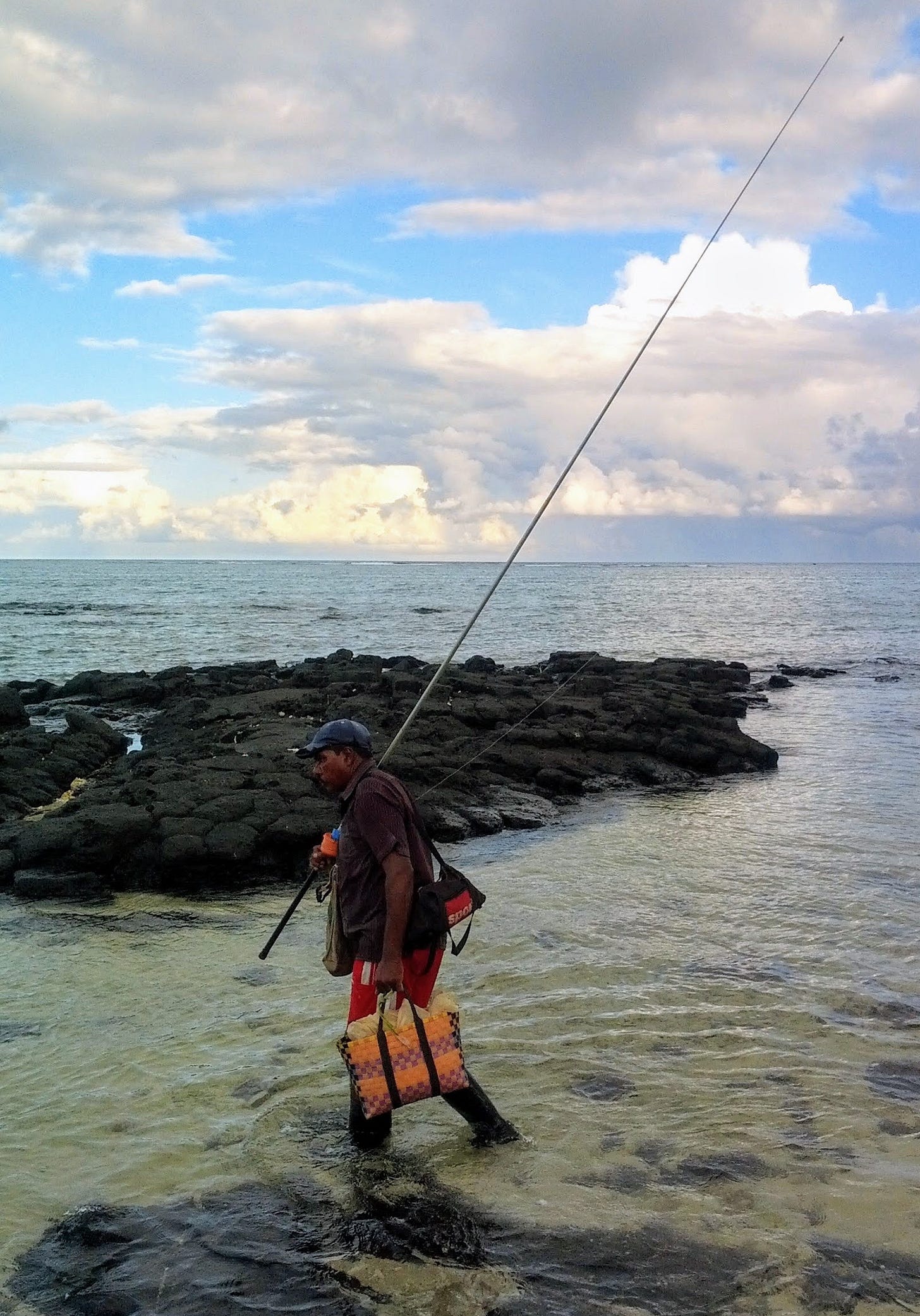 Fisherman in Mauritius