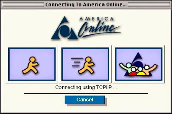AOL sign in window
