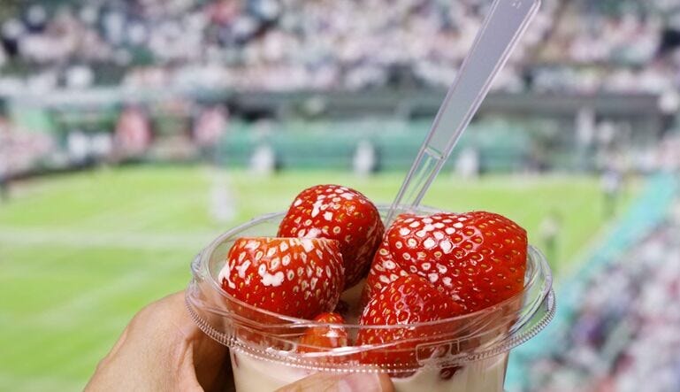 Wimbledon Strawberries and Cream