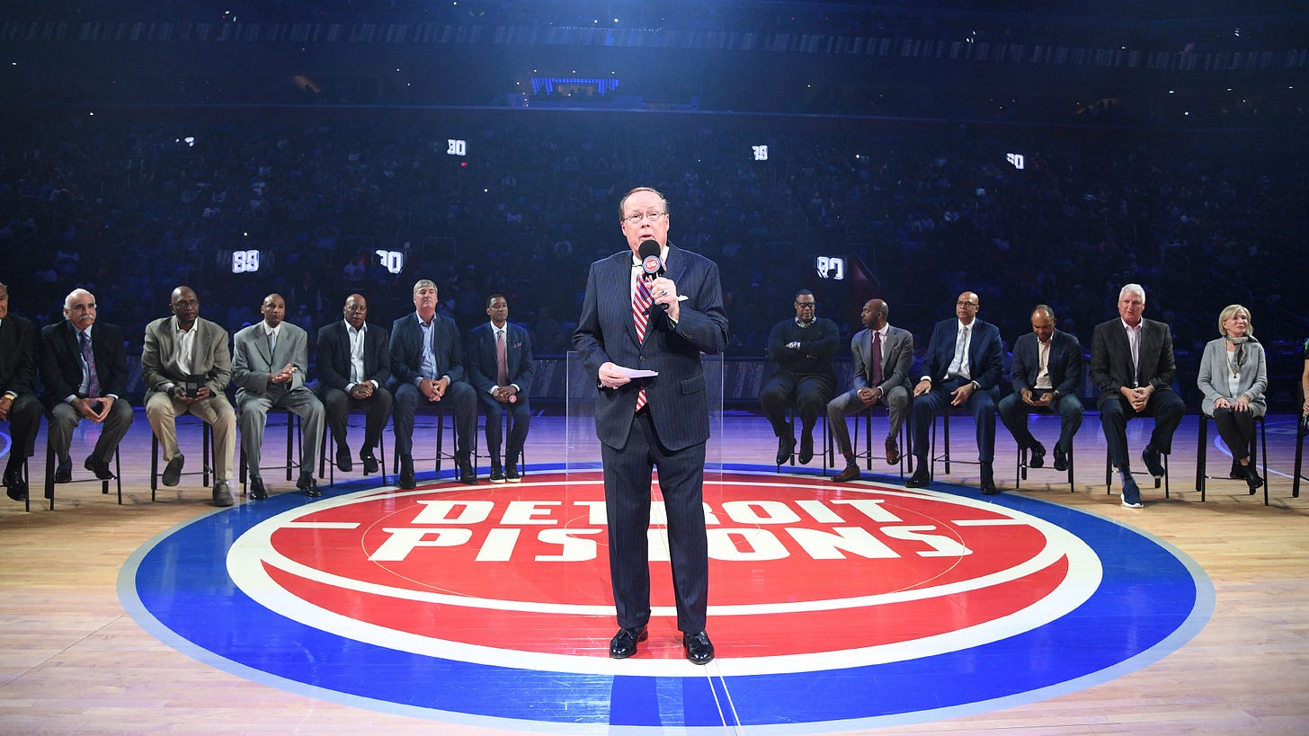 On eve of season 50 on Pistons mic, George Blaha reflects on Hall of Fame  honor