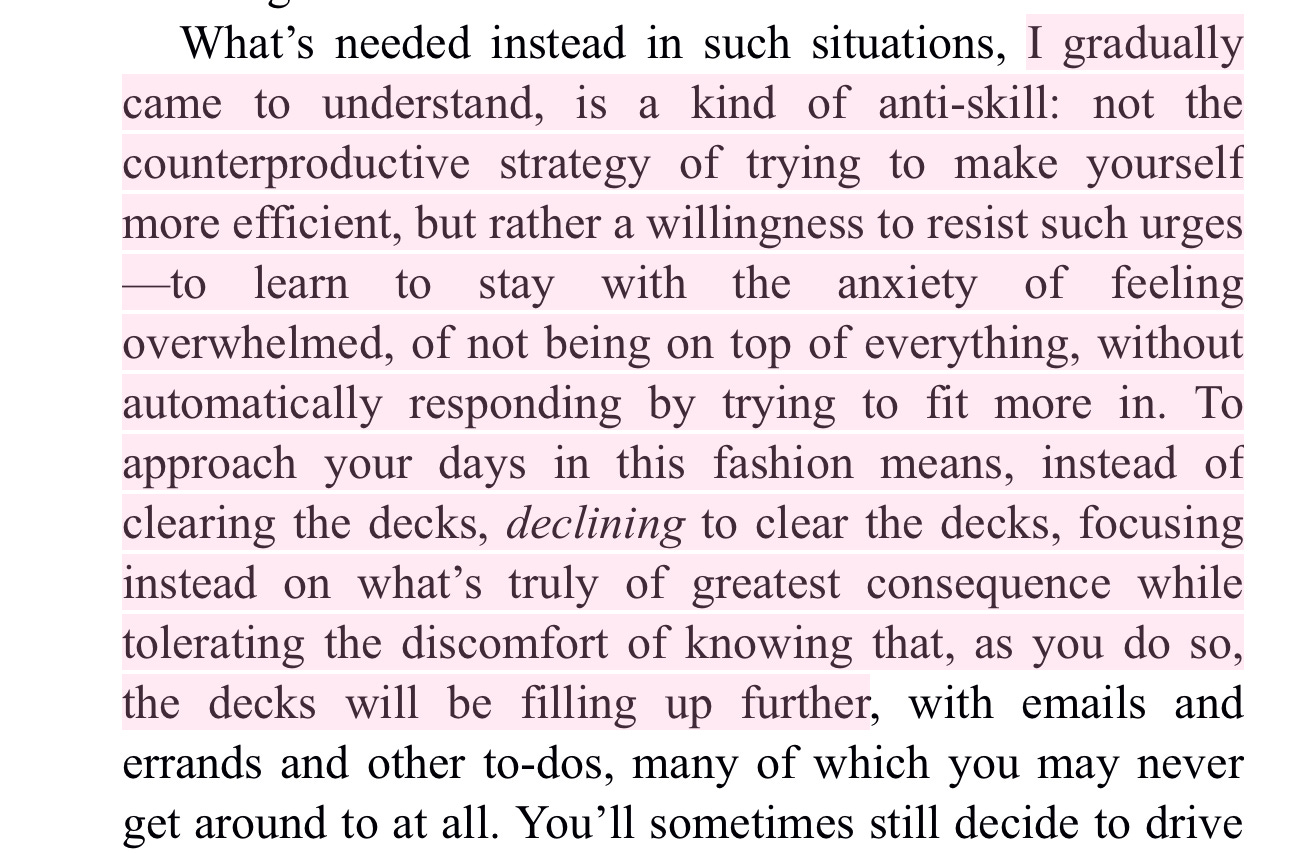 Excerpt from “Four Thousand Weeks”