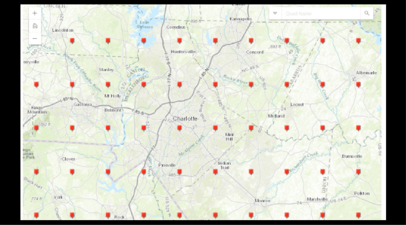topo map, free