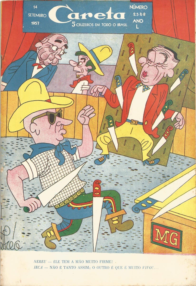 Revista Careta, Nº 2568, ANO L, 14 de setembro de 1957. Revista Careta, Nº 2568, ANO L, 14 de setembro de 1957.