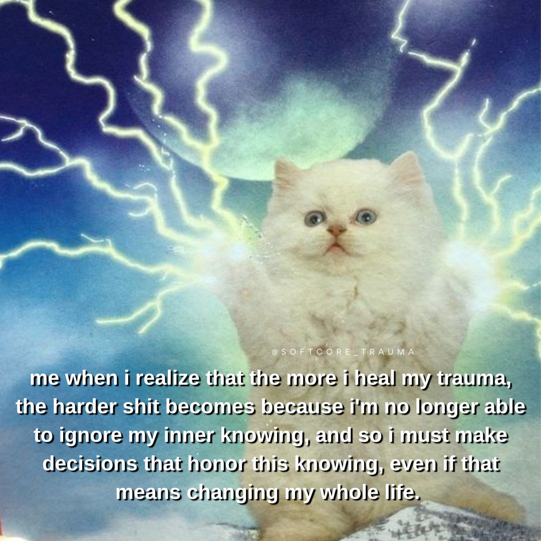 The More I Heal My Trauma... - by Margeaux Feldman, image size:1080x1080