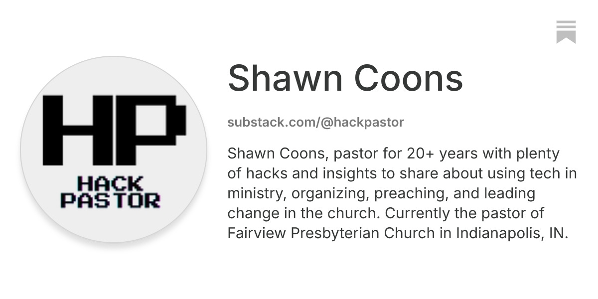 Shawn Coons | Substack