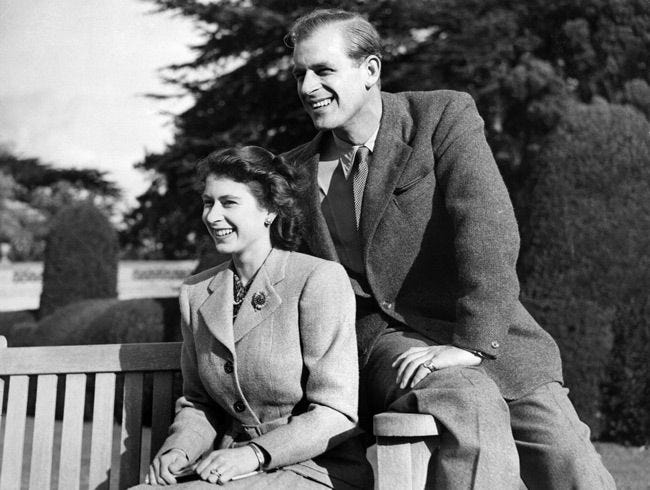 the queen prince philip honeymoon broadlands