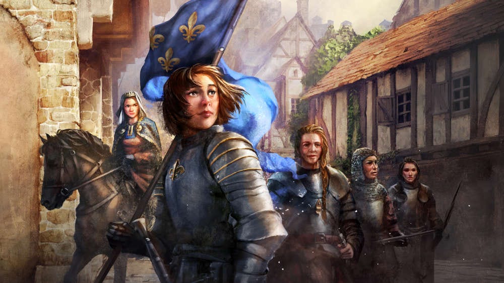 A painting of a knight in Age of Empires 2