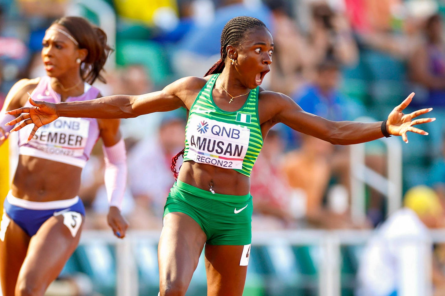 World Championships: Nigeria's Tobi Amusan sets World Record twice World Championships: Nigeria's Tobi Amusan sets World Record twice