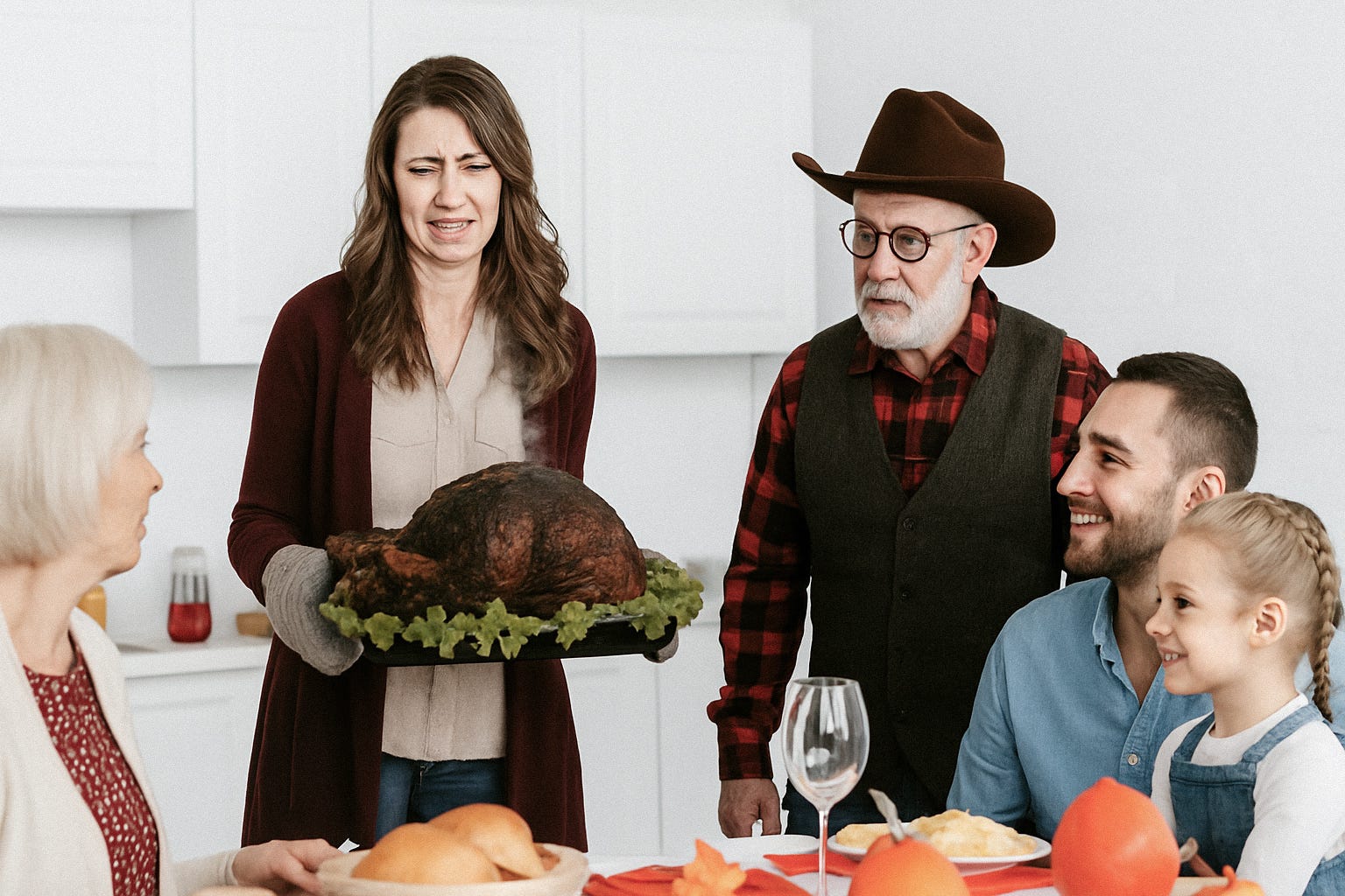 Progressive Thanksgiving Mom Continues 12-Year Tradition of Purposefully Ruining Thanksgiving Meal