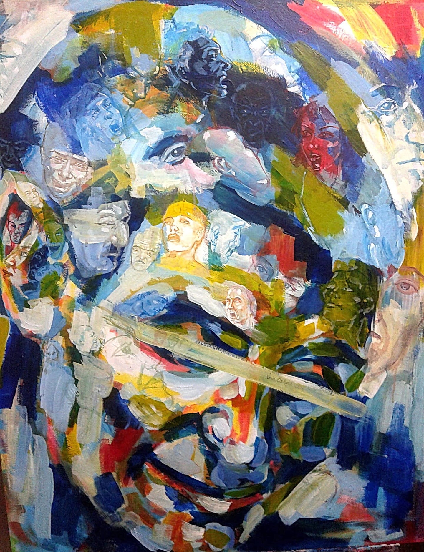 Human Complexity, Painting by Ümit Özkanlı | ArtMajeur