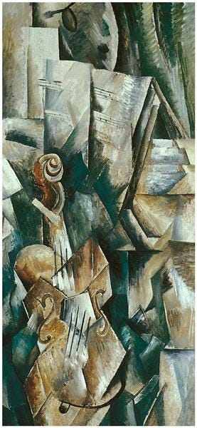 Violin and Palette, 1909 - Georges Braque