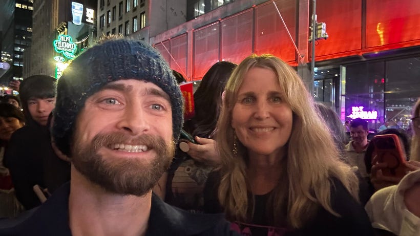 Photo of me with Daniel Radcliffe