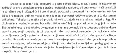 A collection of screenshots of extracts from the Zagreb Maksimir social services report of 11 June 2021