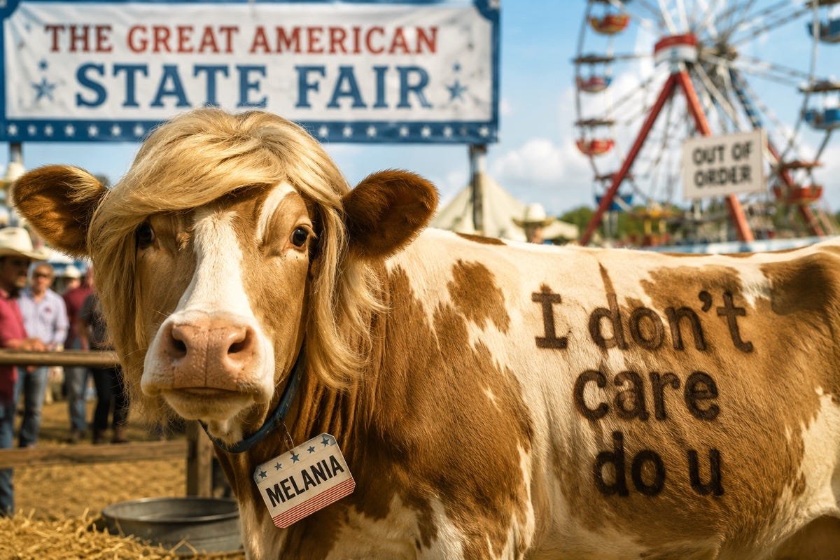 melania the cow melania the cow