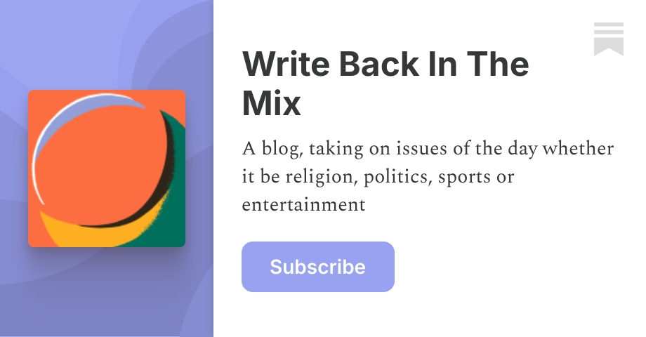 Write Back In The Mix | Nathaniel Lathy | Substack