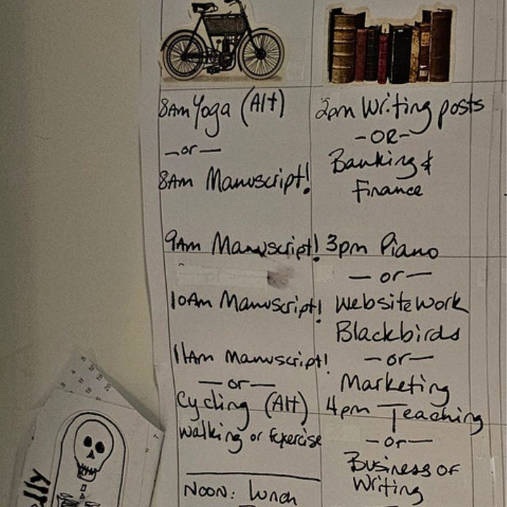 My handwritten daily planner.