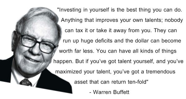 INVEST IN YOURSELF FIRST