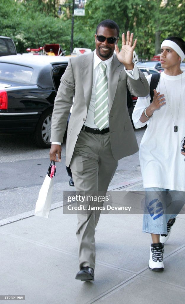 Chris Tucker Sighting in Manhattan - June 7, 2005
