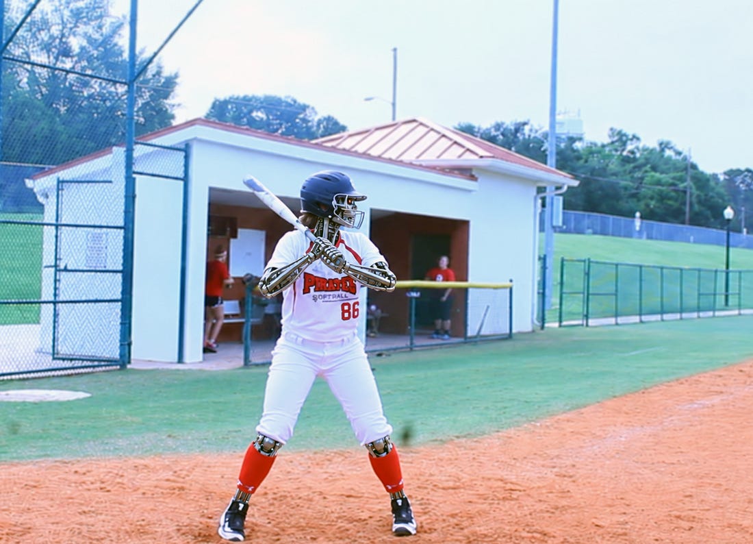 Terminator softball player
