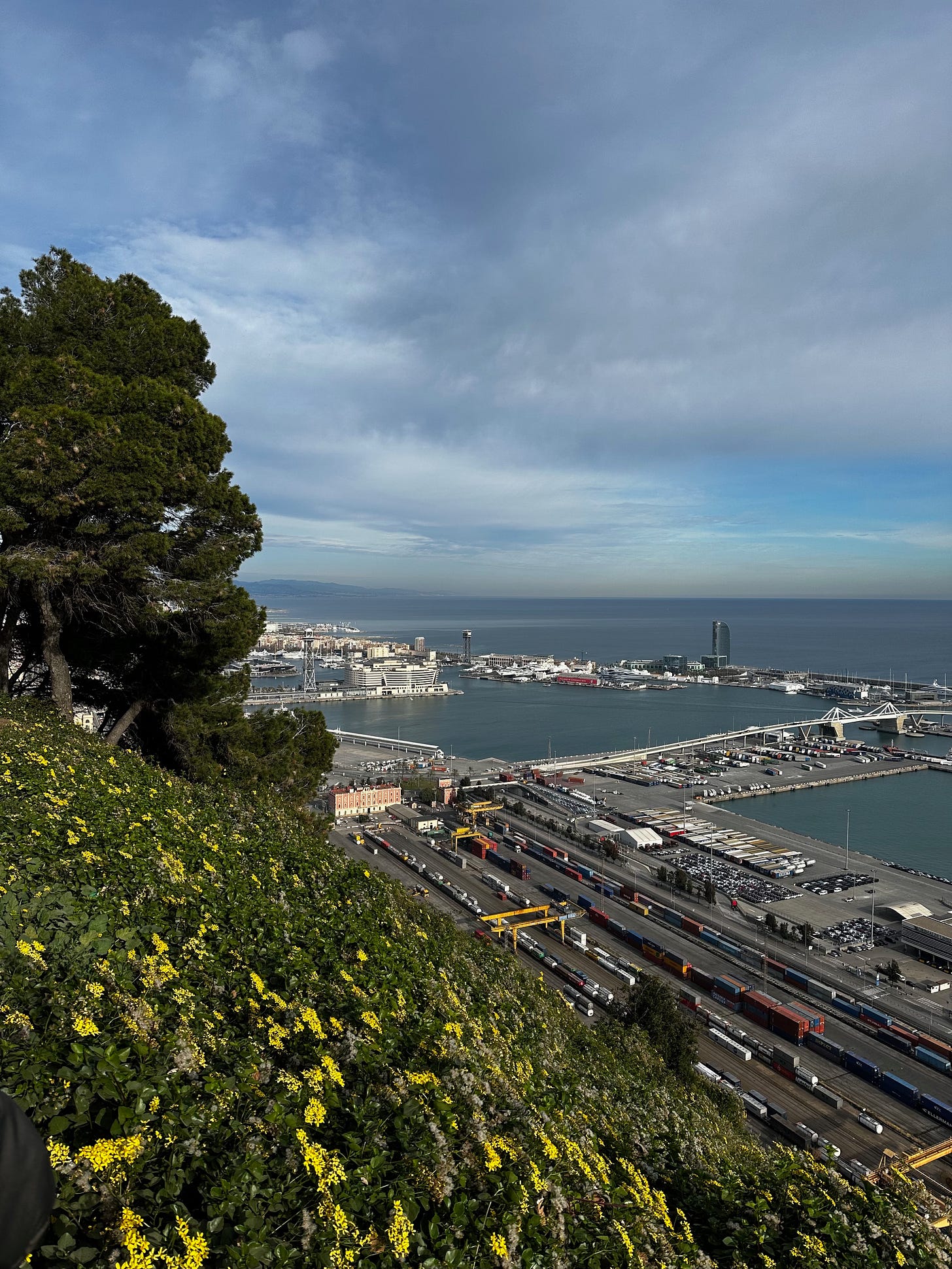 Views from Montjuïc, Barcelona, Spain