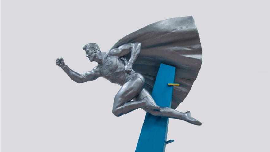 Model of Superman statue