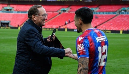 Tuesday briefing: John Textor agrees to sell Crystal Palace stake to New  York Jets owner Woody Johnson | Off The Pitch