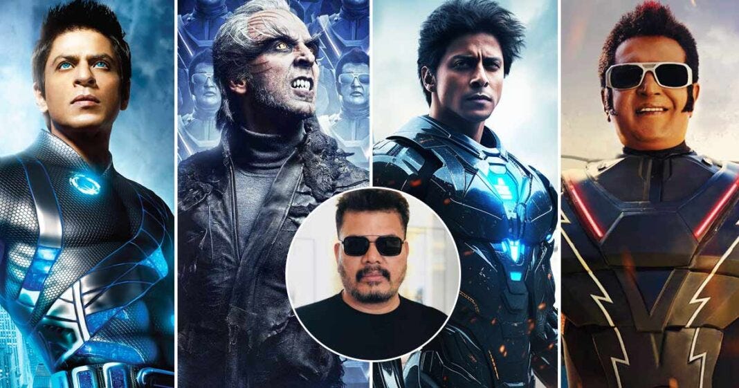 Ra.One 2: Shah Rukh Khan Meets Rajinikanth's Robot In Shankar's Super ...