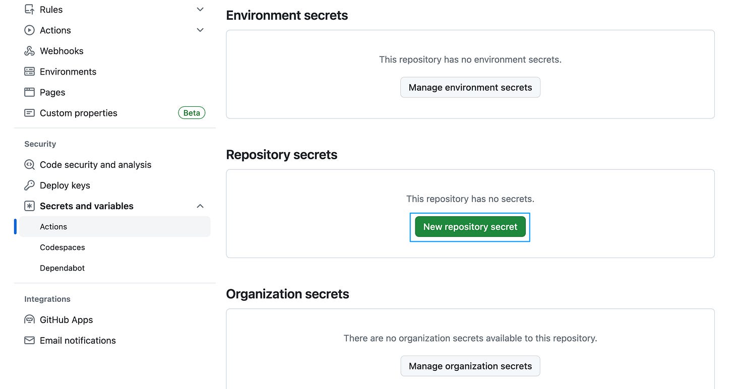 GitHub Secrets
