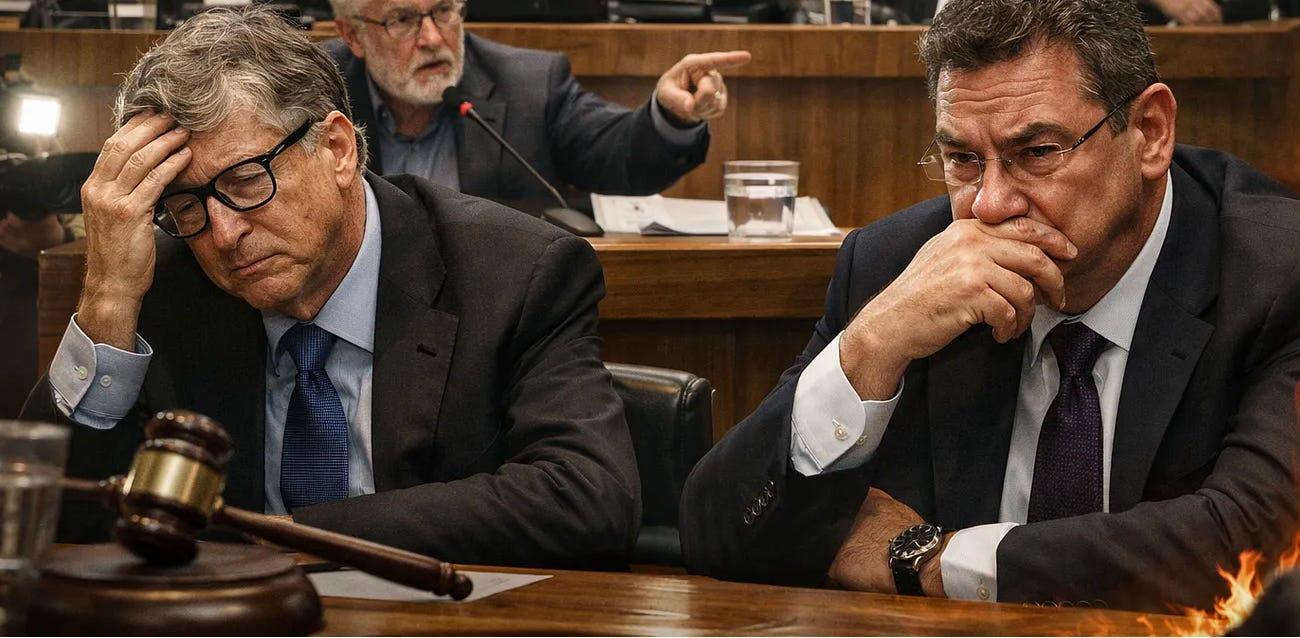Today in Amsterdam Gates & Bourla Are Being Held to Account in Court