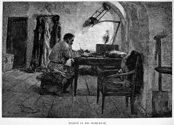 Leo Tolstoy Wood Engraving Print, 1891. Art Prints, Posters & Puzzles from Granger Leo Tolstoy Wood Engraving Print, 1891. Art Prints, Posters & Puzzles from Granger