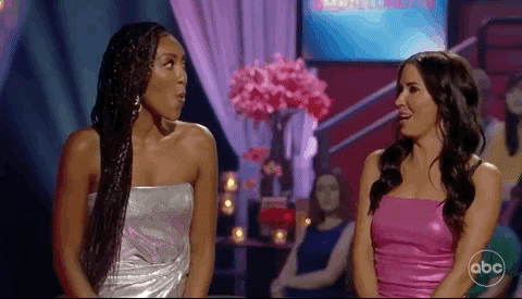 One woman says wow and another woman says yikes. One woman says wow and another woman says yikes.