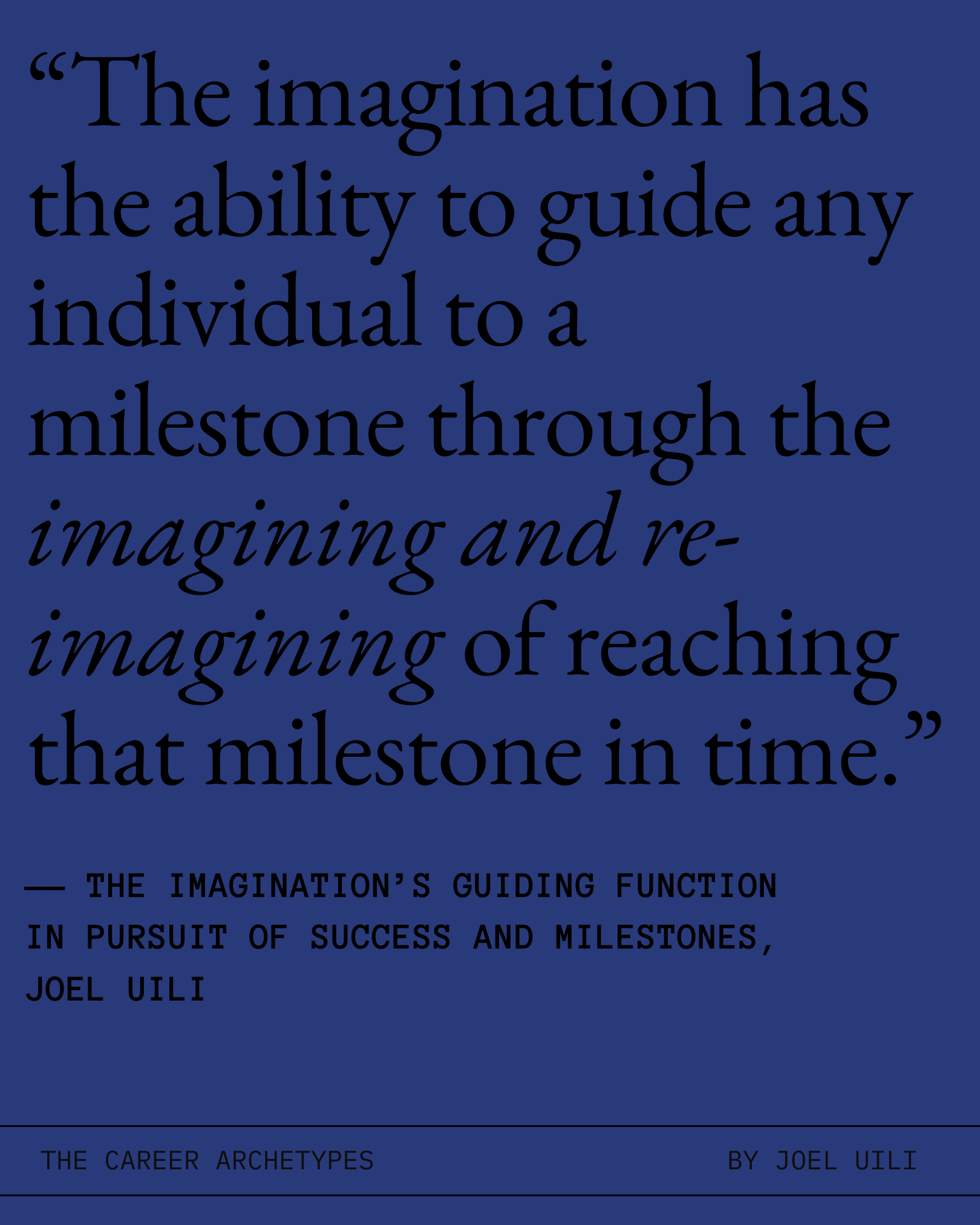 Path Studies Edition 02: Unwavering visions