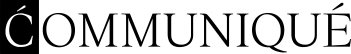 Communiqué