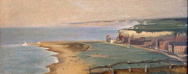 File:Eva GonzalÈs - Plage de Dieppe vue depuis la falaise Ouest.jpg -  Wikimedia Commons