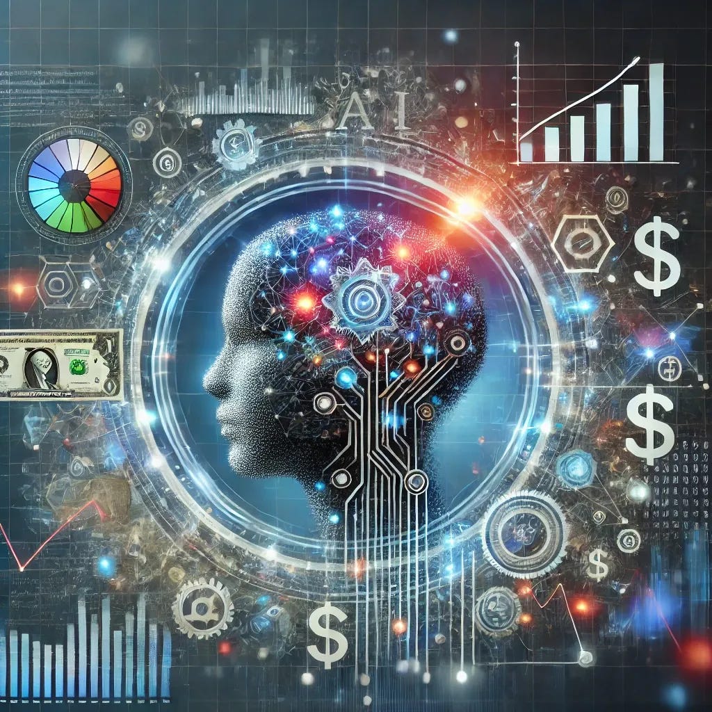 ChatGPT's idea for an image about GenAI and B2B pricing