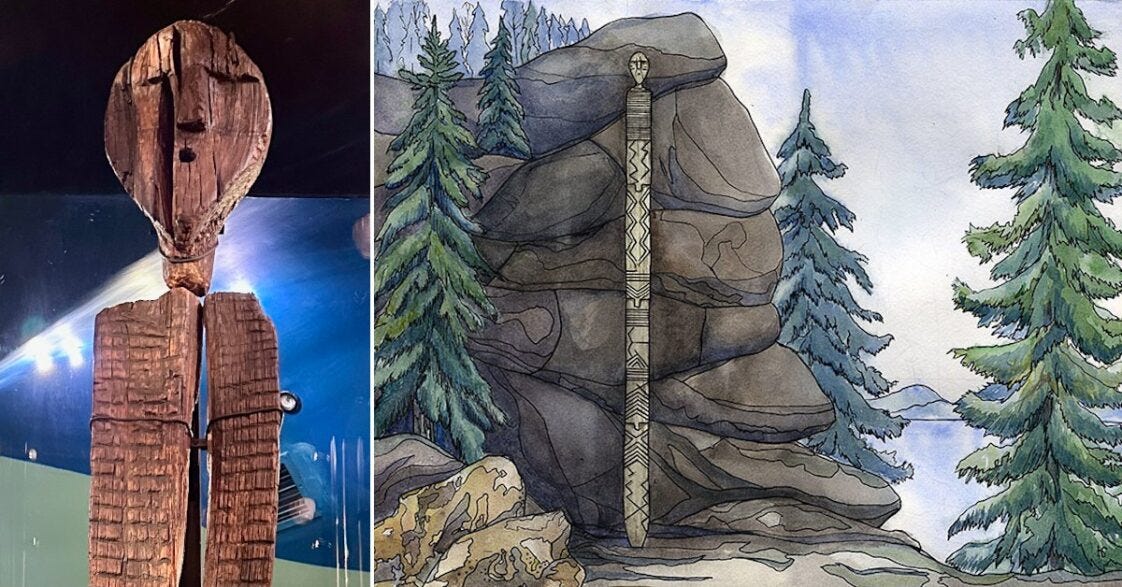 Αυτό το ξύλινο γλυπτό ηλικίας 12.000 ετών είναι το παλαιότερο στον κόσμο: το είδωλο Shigir, ένα μεσολιθικό ...