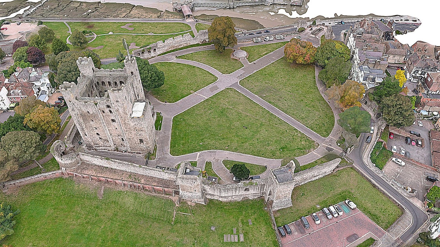 Rochester Castle in the time of Odo and Gundulf, 1067-1088 — Rochester  Cathedral